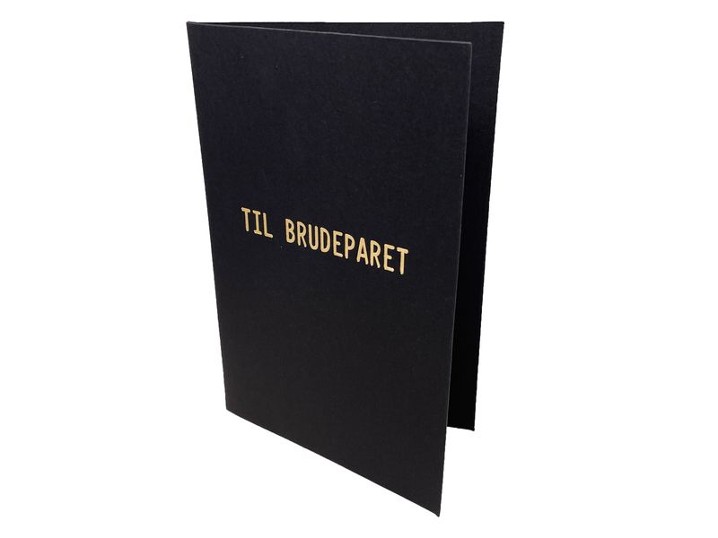 25 stk | Til brudeparet, dobbelt kort | 10x15 cm