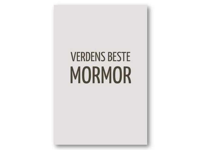 Hovedbilde 50 stk | Verdens beste mormor | 10x15 cm
