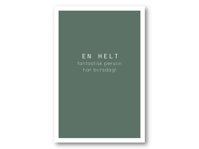Hovedbilde 50 stk | En helt fantastisk person | 10x15 cm