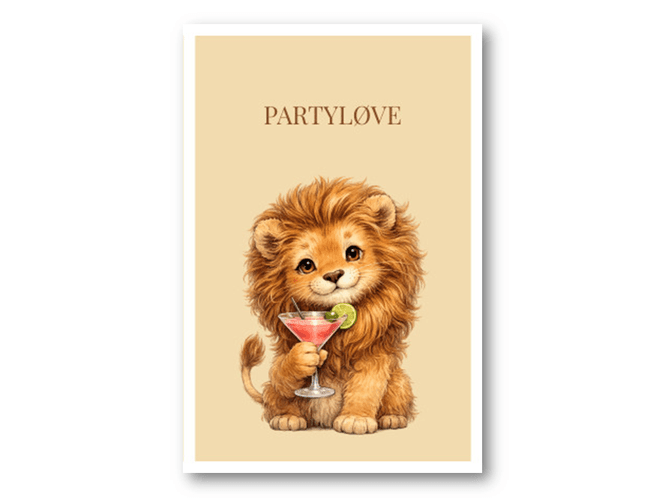 Hovedbilde 50 stk | Partyløve | 10x15 cm