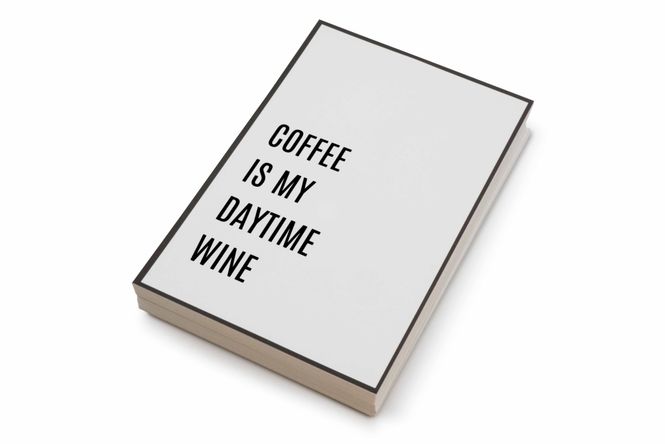 Hovedbilde 50 stk | Coffee is my daytime wine | 10x15 cm
