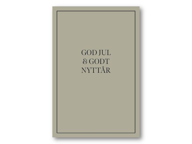 Hovedbilde 50 stk | God jul & godt nyttår | 10x15 cm