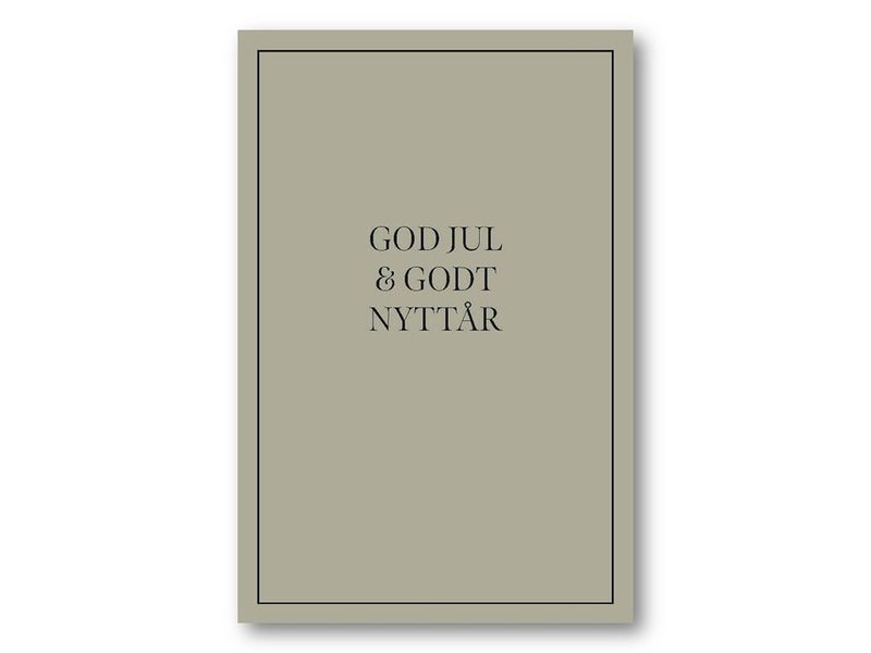 50 stk | God jul & godt nyttår | 10x15 cm