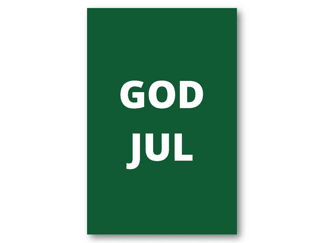 Hovedbilde 50 stk | God jul | 10x15 cm
