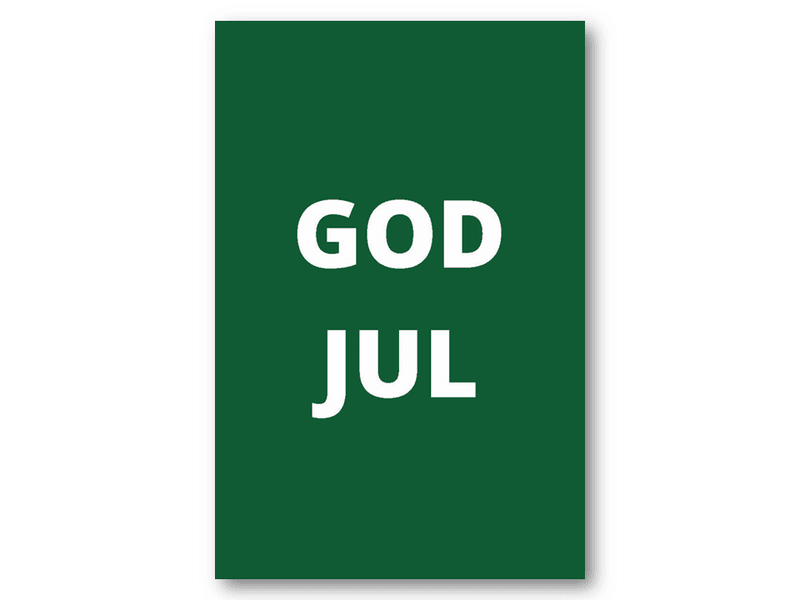 50 stk | God jul | 10x15 cm
